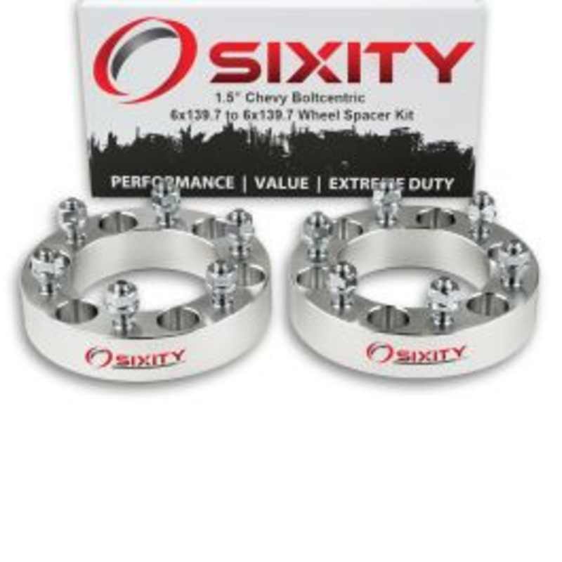 Sixity 2 pc 1.5" Thick Wheel Spacers - Chevy Colorado - 6x139.7mm