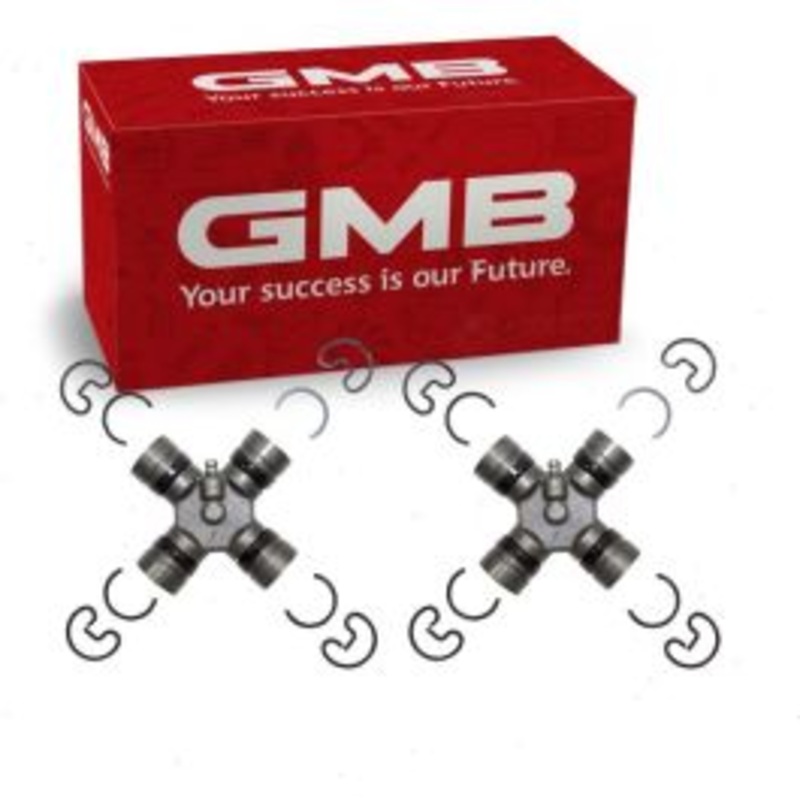 2 pc GMB Rear Shaft Front Center Universal Joints for 2007-2008 Isuzu i-290