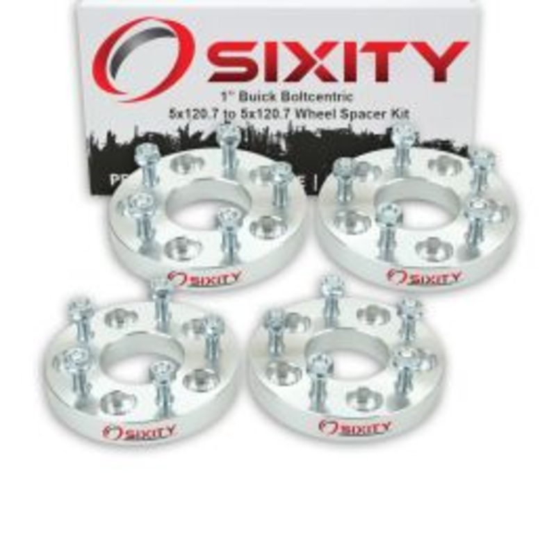 Sixity 4 pc 1" Thick Wheel Spacers - Buick Riveria - 5x120.7mm