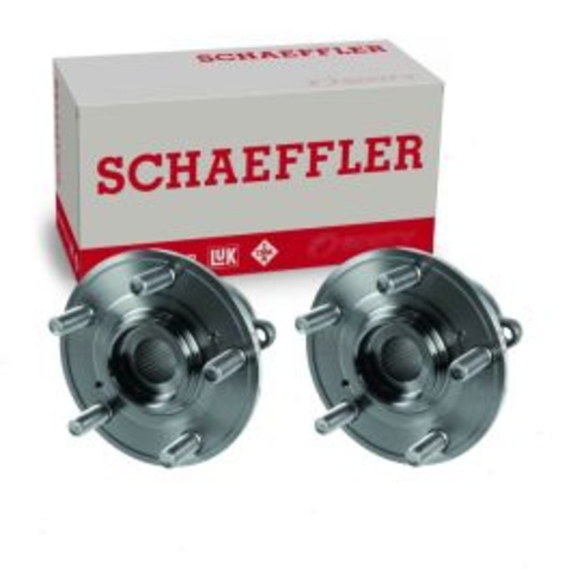 2 pc Schaeffler Front Wheel Bearing & Hub Assembly Repair Kit for 2009-2015 Honda Pilot