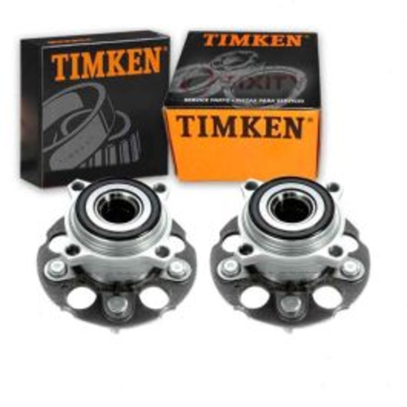 2 pc Timken Rear Wheel Bearing Hub Assemblys for 2007-2018 Acura RDX