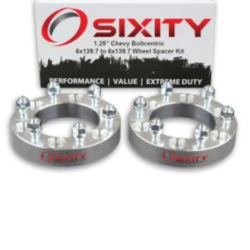 Sixity 2 pc 1.25" Thick Wheel Spacers - Chevy Colorado - 6x139.7mm
