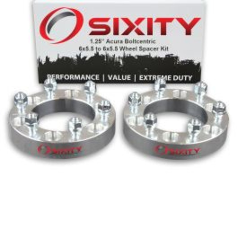 Sixity 2 pc 1.25" Thick Wheel Spacers - Acura SLX - 6x5.5