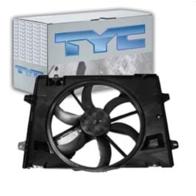 TYC Dual Radiator & Condenser Fan Assembly for 2006-2011 Ford Crown Victoria