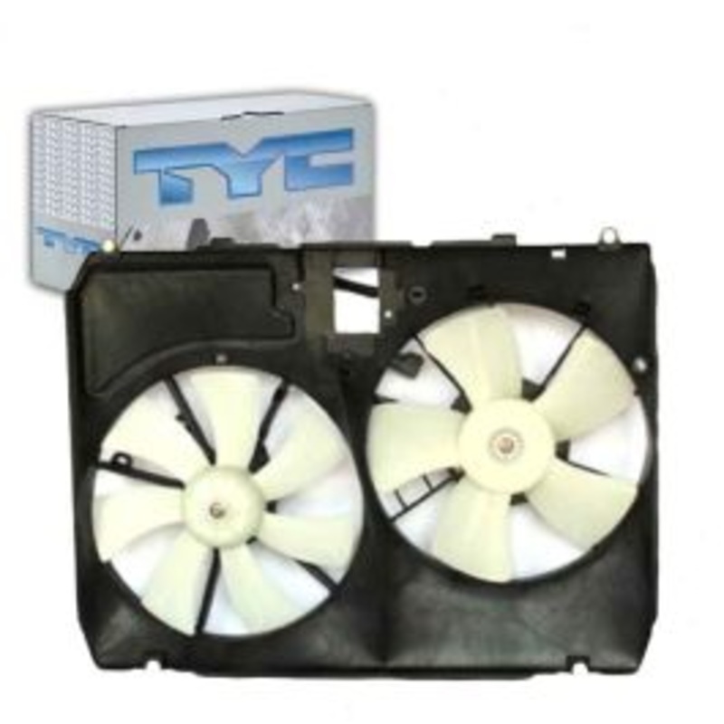 TYC Dual Radiator & Condenser Fan Assembly for 2004-2006 Lexus RX330