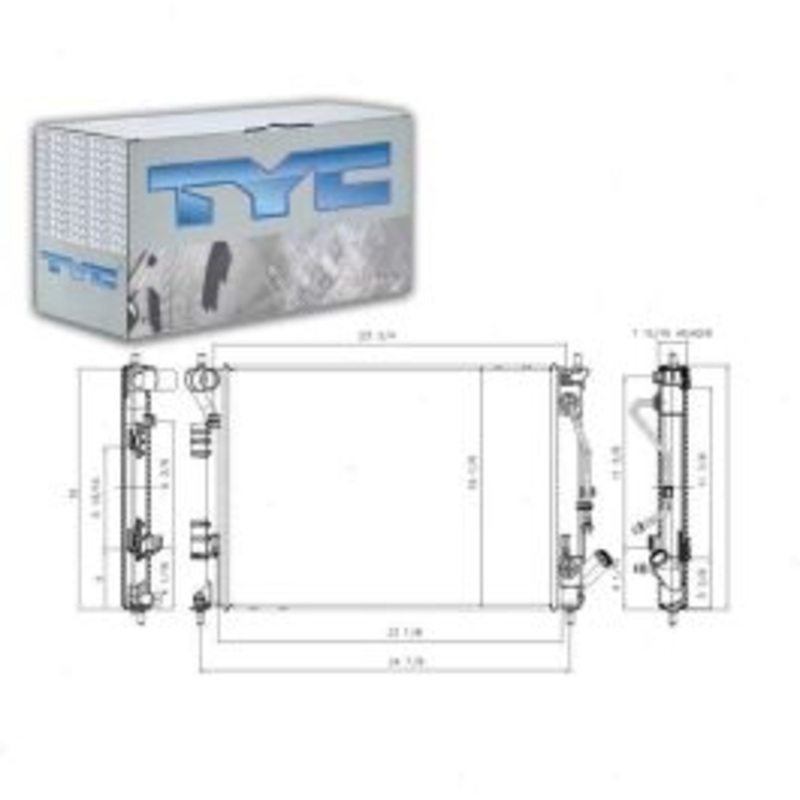 TYC Radiator for 2012-2013 Kia Soul 1.6L 2.0L L4