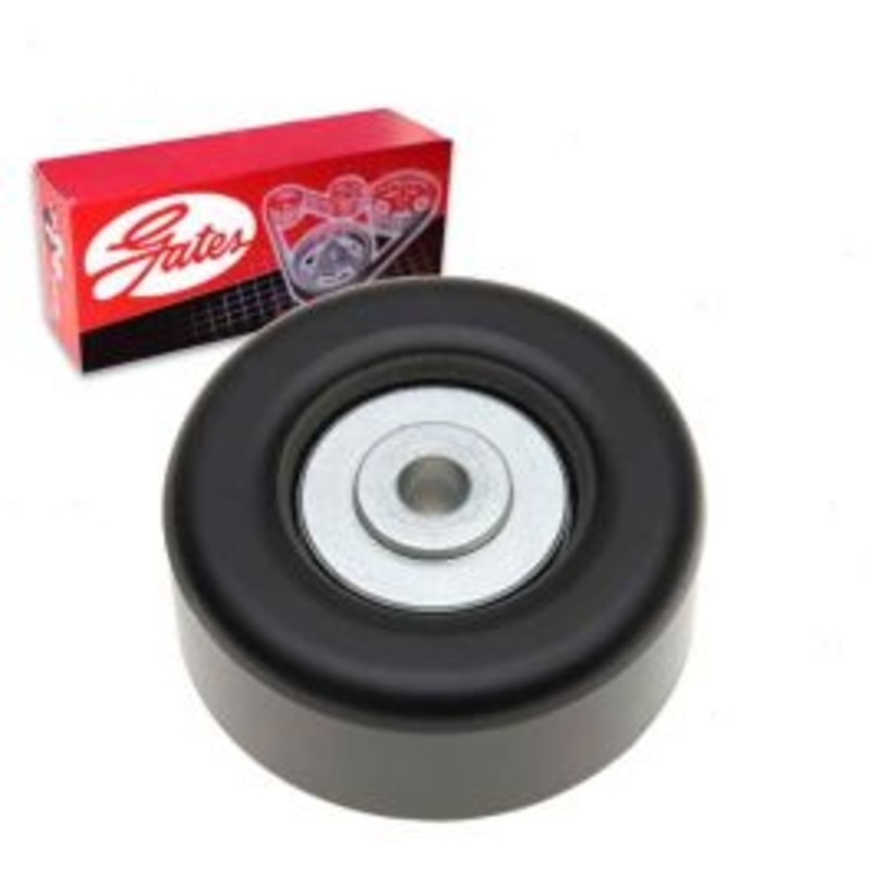 Gates DriveAlign Smooth Pulley Drive Belt Idler Pulley for 2007 GMC Sierra 2500 HD Classic 6.6L V8