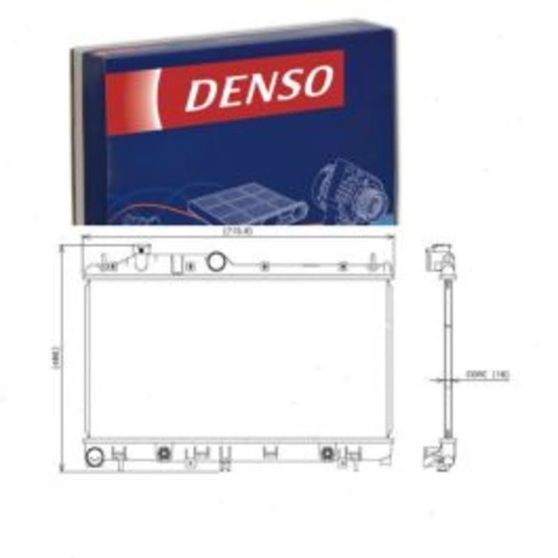 DENSO Radiator for 2006-2010 Subaru Outback 2.5L H4
