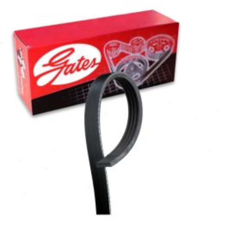 Gates Micro-V Power Steering Serpentine Belt for 1986 Pontiac Sunbird 1.8L L4