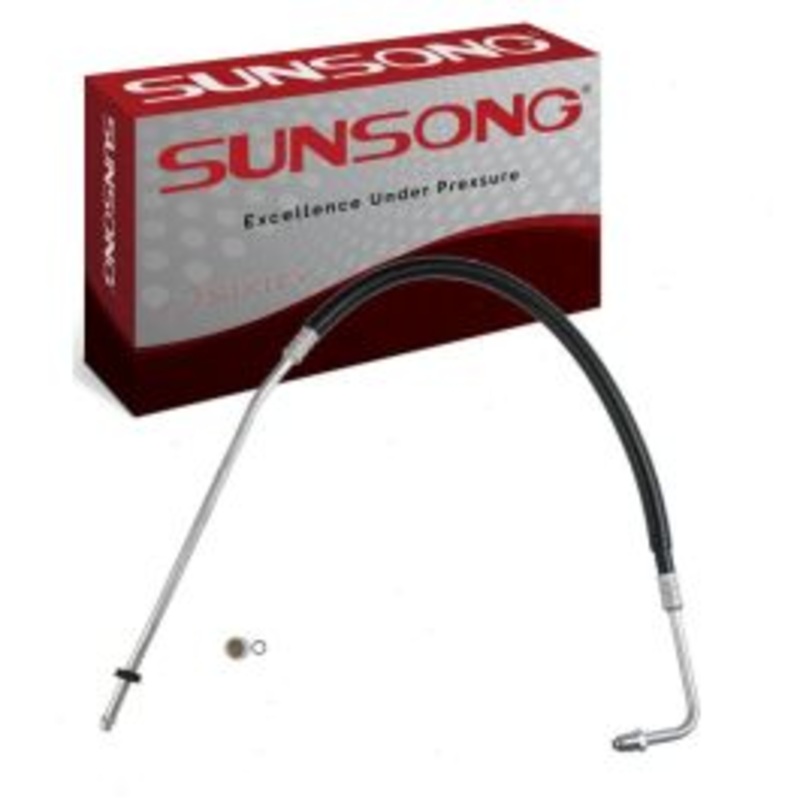 Sunsong Inlet Upper Engine Oil Cooler Hose Assembly for 1996-2000 GMC Yukon