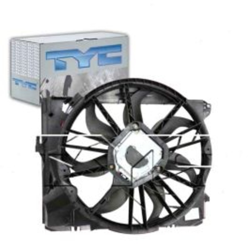 TYC Dual Radiator & Condenser Fan Assembly for 2009-2013 BMW 328i xDrive 3.0L L6