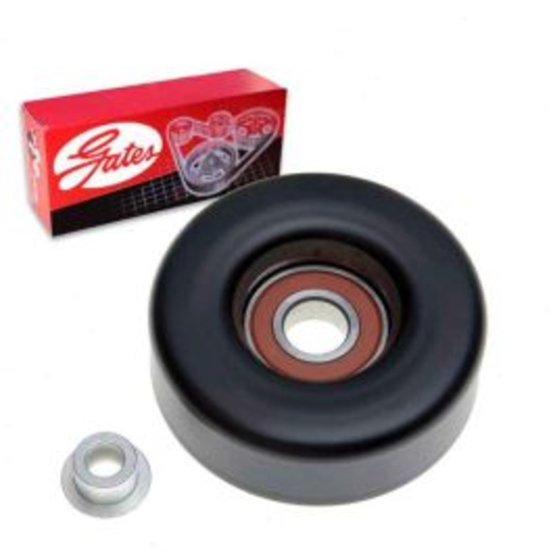 Gates DriveAlign Smooth Pulley Drive Belt Idler Pulley for 1987-1996 Jeep Cherokee 2.5L 4.0L L4 L6