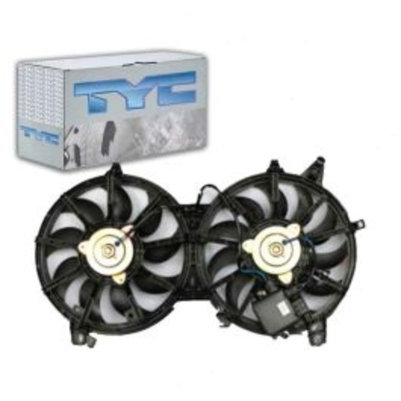 TYC Dual Radiator & Condenser Fan Assembly for 2014-2015 Infiniti Q70