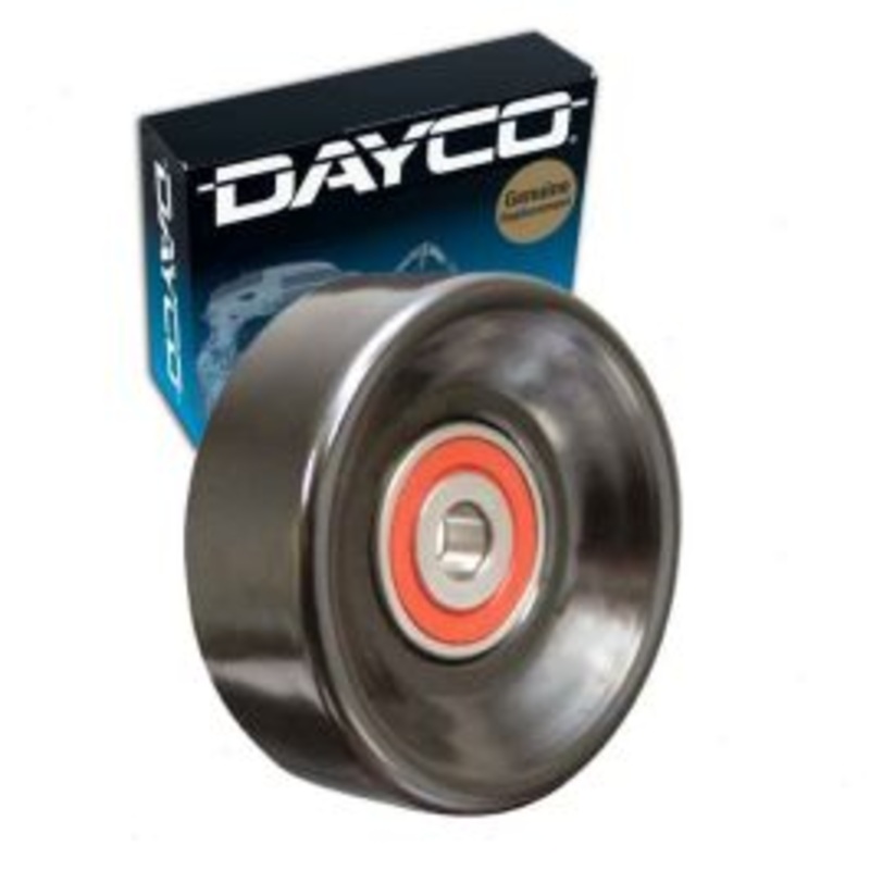 Dayco Smooth Pulley Drive Belt Idler Pulley for 2000-2002 GMC Savana 2500 6.5L V8
