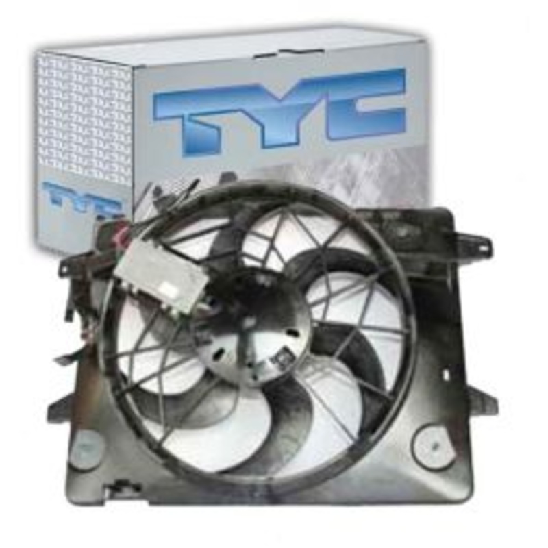 TYC Dual Radiator & Condenser Fan Assembly for 2003-2005 Mercury Grand Marquis