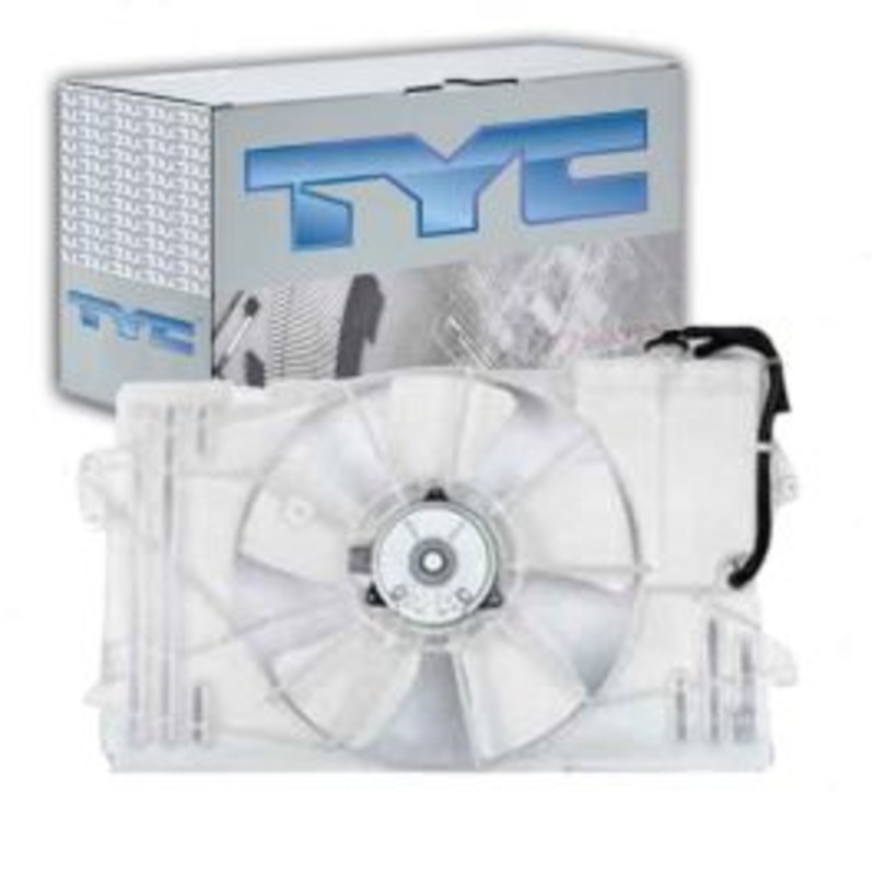 TYC Dual Radiator & Condenser Fan Assembly for 2003-2008 Toyota Matrix
