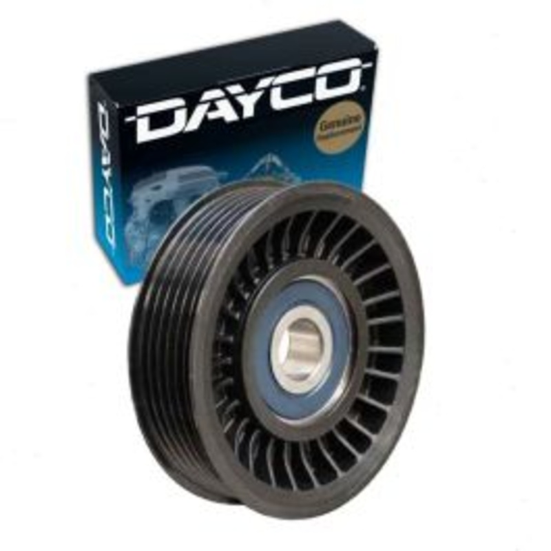 Dayco Grooved Pulley Drive Belt Idler Pulley for 2004 Ford F-150 Heritage 4.6L 5.4L V8