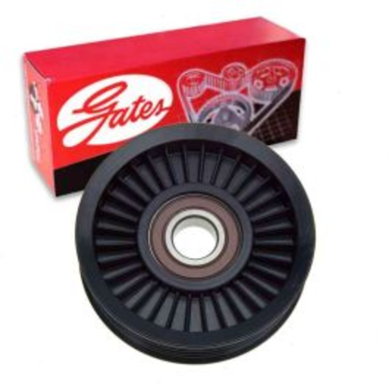 Gates DriveAlign Drive Belt Idler Pulley for 1990 Chevrolet R3500 7.4L V8