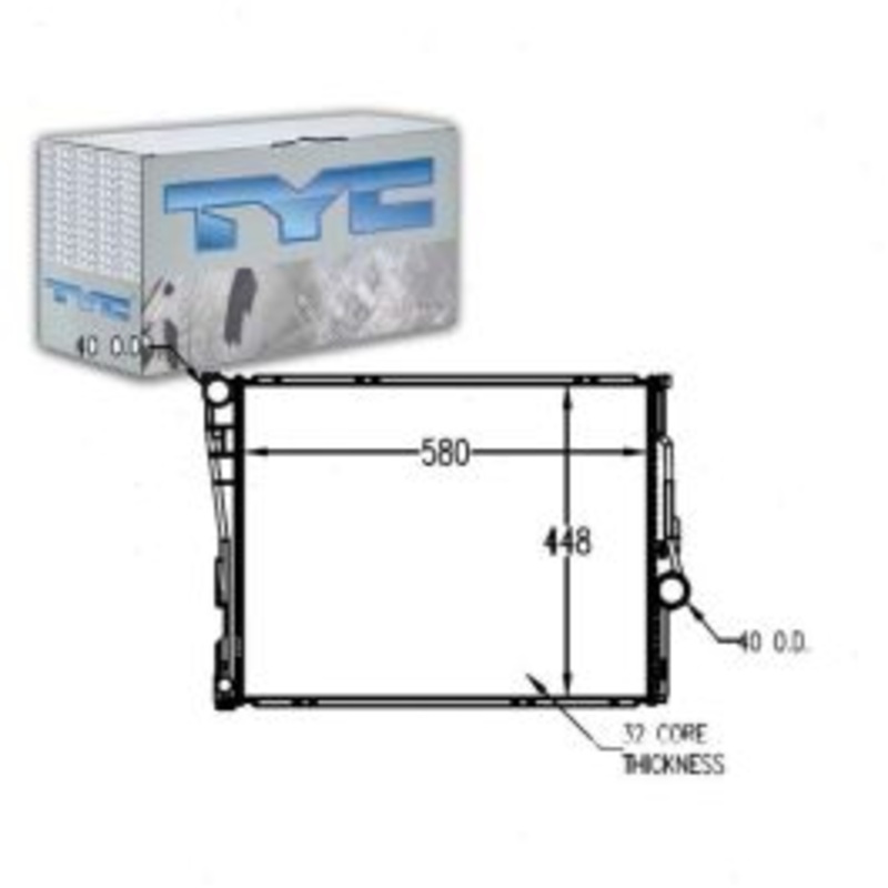 TYC Radiator for 2001-2006 BMW 325Ci 2.5L L6