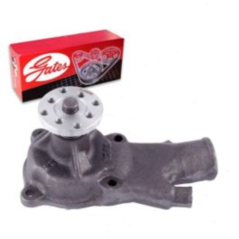 Gates Engine Water Pump for 1966 GMC I3500 4.1L L6