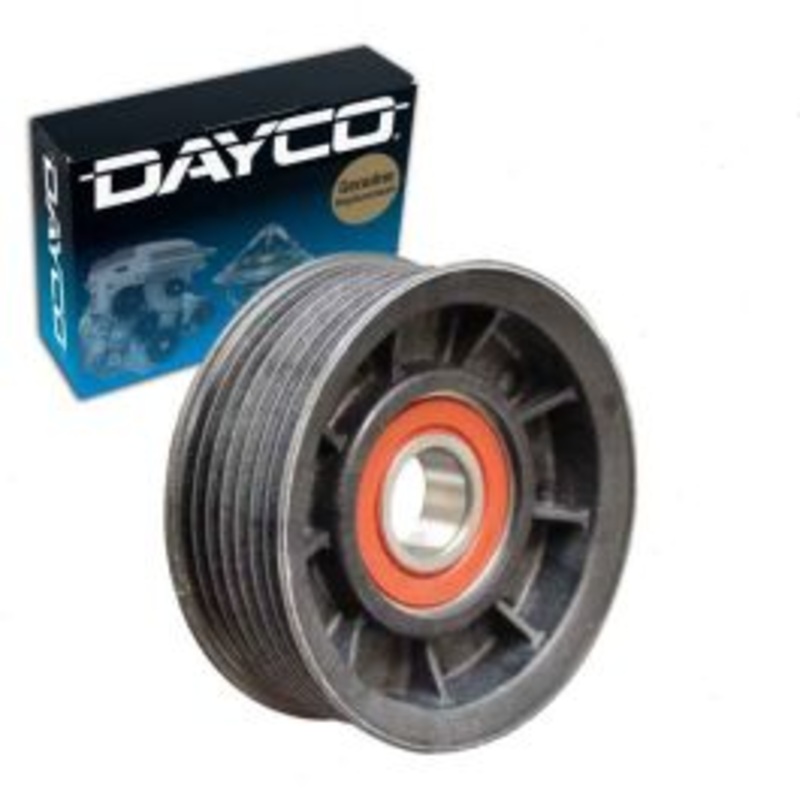 Dayco Grooved Pulley Drive Belt Idler Pulley for 2003-2009 Dodge Ram 3500 5.7L V8