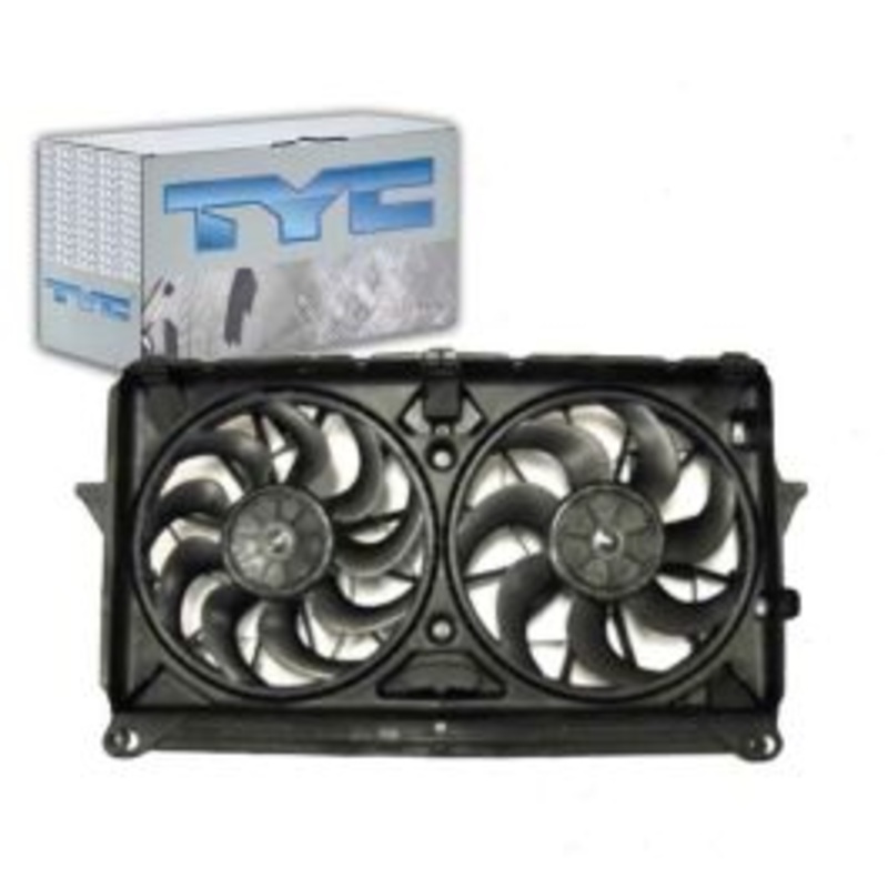 TYC Dual Radiator & Condenser Fan Assembly for 2008-2009 Chevrolet Tahoe 6.2L V8