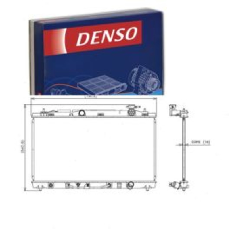 DENSO Radiator for 2007-2011 Toyota Camry 3.5L V6