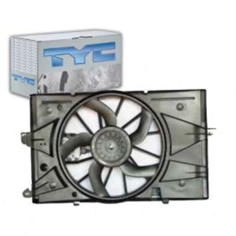 TYC Dual Radiator & Condenser Fan Assembly for 2008-2009 Ford Taurus X