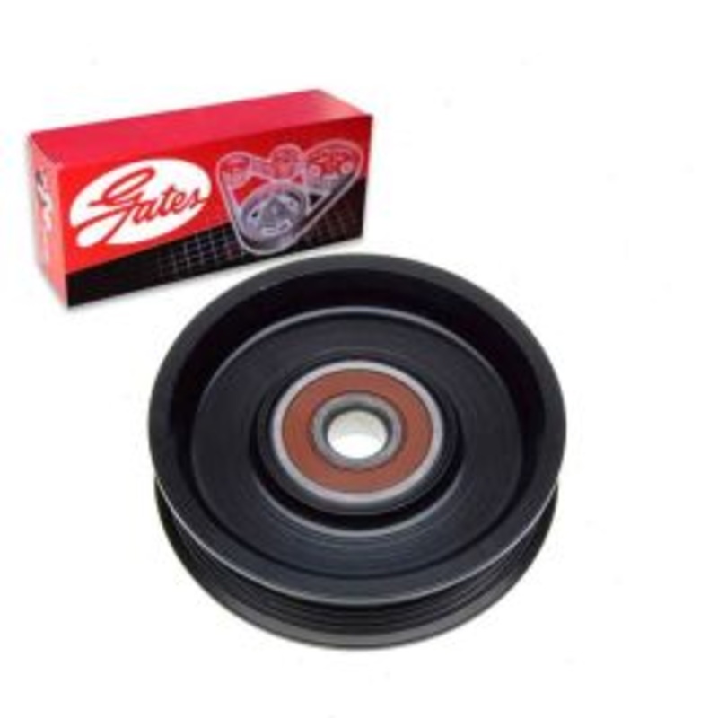 Gates DriveAlign Power Steering Water Pump Drive Belt Idler Pulley for 1995-1999 Nissan Sentra 1.6L 2.0L L4