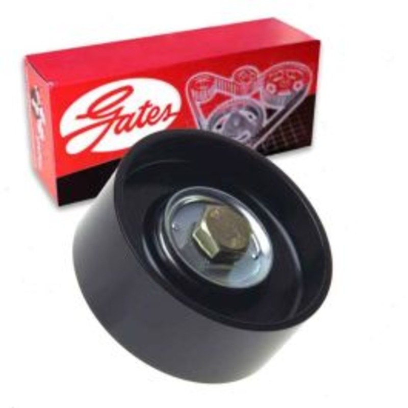 Gates DriveAlign Smooth Pulley Drive Belt Idler Pulley for 2014-2017 Infiniti Q70 3.7L V6