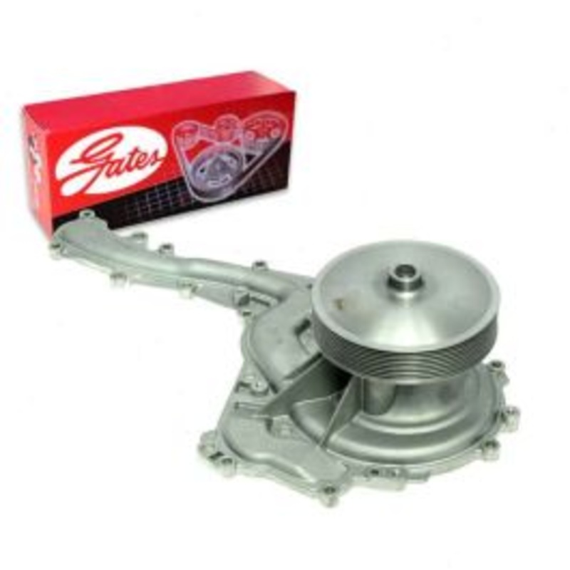 Gates Main Engine Water Pump for 2011-2016 Ford F-250 Super Duty 6.7L V8