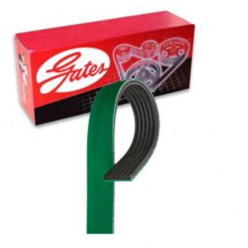 Gates FleetRunner Micro-V Alternator Water Pump Power Steering Serpentine Belt for 2016 Chevrolet LCF 3500 6.0L V8