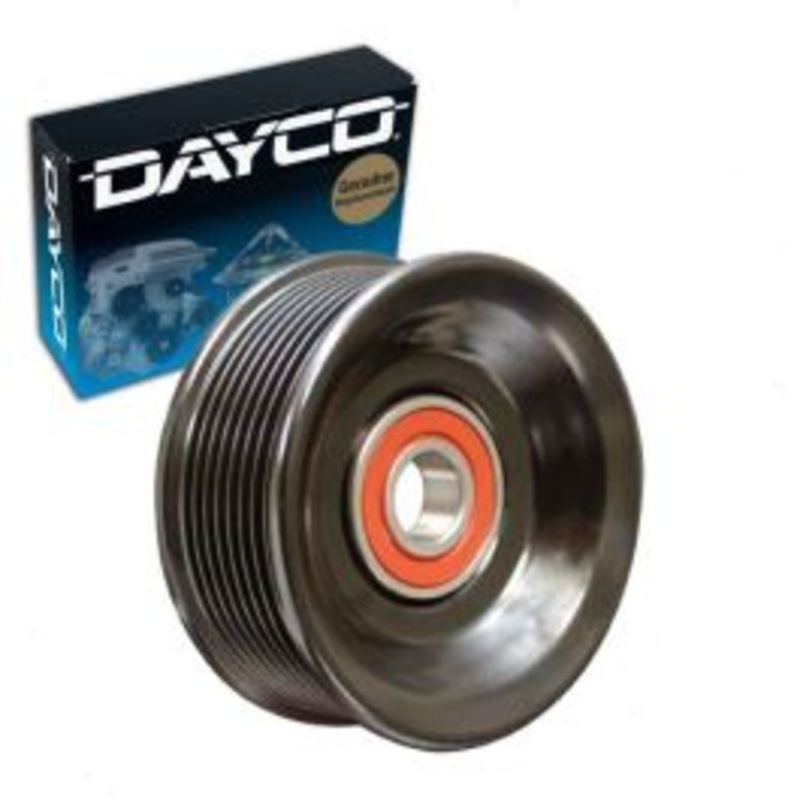 Dayco Grooved Pulley Drive Belt Idler Pulley for 1995-1997 Ford E-350 Econoline 7.3L V8