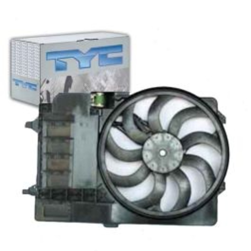 TYC Dual Radiator & Condenser Fan Assembly for 2003-2008 Mini Cooper