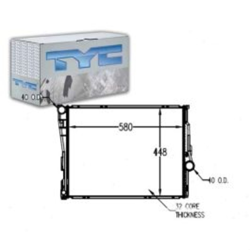 TYC Radiator for 1999 BMW 328is 2.8L L6