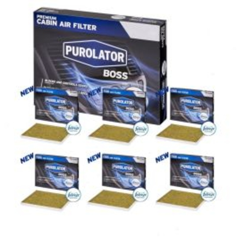 6 pc Purolator BOSS PBC36286 Cabin Air Filters