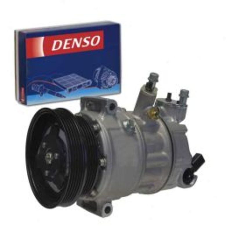 DENSO AC Compressor & Clutch for 2010-2011 Volkswagen GTI 2.0L L4