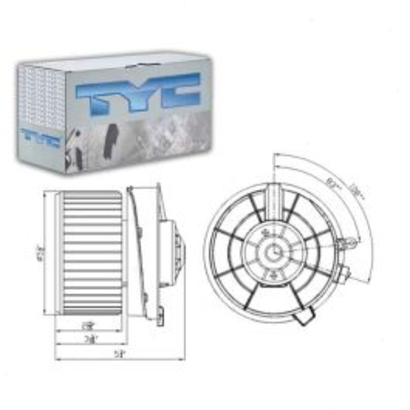 TYC Front HVAC Blower Motor for 2007-2012 Nissan Sentra