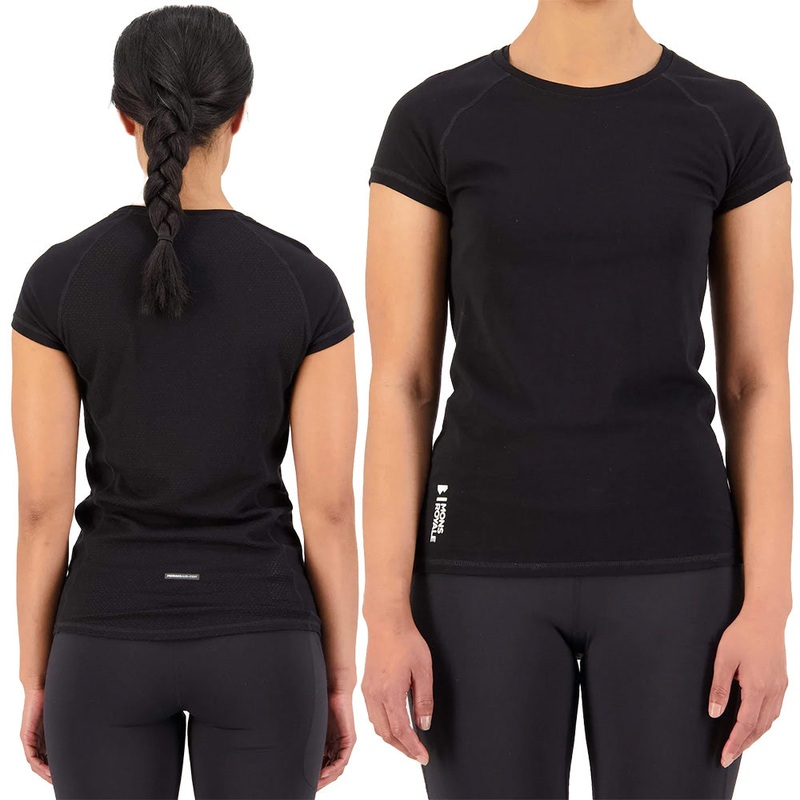 Mons Royale Bella Merino Air-Con Women's Tee - Women's S - Black