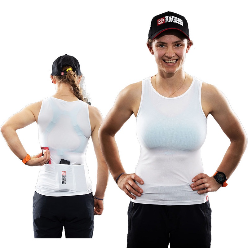 Rubber Side Down Women's Cargo Base Layer - Women's XL - White